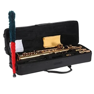 Brass Straight Soprano Saxophone - Bb Woodwind Starter Set