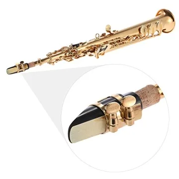 Brass Straight Soprano Saxophone - Bb Woodwind Starter Set
