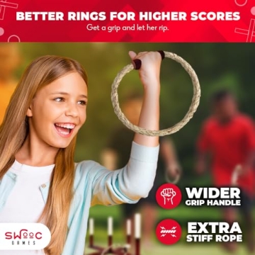 SWOOC Ring Toss Game - Family Fun & Eco-Friendly Outdoor Game