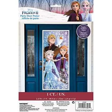 Unique Disney Frozen 2 Enchanting Door Poster - 27" x 60" (1 Pc.) - Magical Accessory for Memorable ...