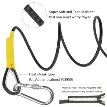 XXBEN Outdoor Climbing Rope Durable Reliable Versatile