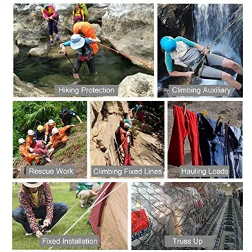 XXBEN Outdoor Climbing Rope Durable Reliable Versatile