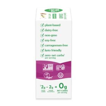 nutpods Variety Pack Keto Coffee Creamer - Sweetened Non Dairy Creamer With Zero Sugar - 5 Calories and Zero Net Carbs Per Serving - Gluten Free, Non-GMO, Vegan, Sugar Free, Kosher (3-Pack)