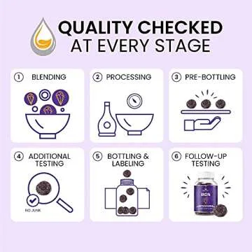 BeLive Iron Gummies - Vegan Multivitamins for Energy