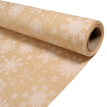 haipicho Eco-friendly Christmas Wrapping Paper Roll 43cm x 15m