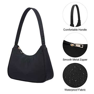 Loiral Small Purse for Women - Cute Hobo Tote HandBag