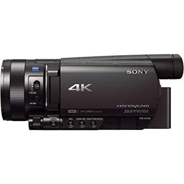 Sony FDR-AX100/B 4K Video Camera with 3.5-Inch LCD (Black)