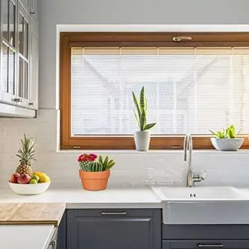 6-Pack Large 6'' Terracotta Pots Clay Flower Pots Shallow Planters for Succulent Cactus Plant Pots with Drainage Hole for Plants Garden Windowsill Indoor & Outdoor Wedding Favors Gifts