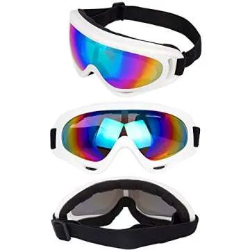 LJDJ Ski Goggles - Pack of 4 for Outdoor Adventures