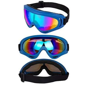 LJDJ Ski Goggles - Pack of 4 for Outdoor Adventures