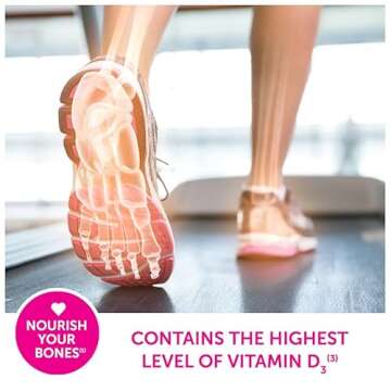 Caltrate Gummy Bites 500 mg Calcium and Vitamin D Supplement, Black Cherry, Strawberry, Orange - 50 Count