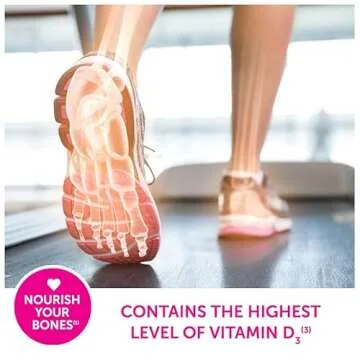 Caltrate Gummy Bites 500 mg Calcium and Vitamin D Supplement, Black Cherry, Strawberry, Orange - 50 Count