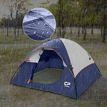 CAMPROS 3-Person Waterproof Camping Tent for Outdoor Fun