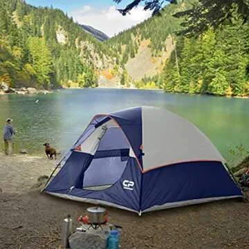 CAMPROS 3-Person Waterproof Camping Tent for Outdoor Fun