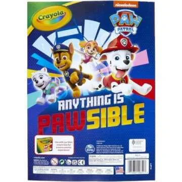 Paw Patrol Coloring Book with Stickers for Kids