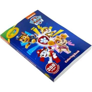 Paw Patrol Coloring Book with Stickers for Kids