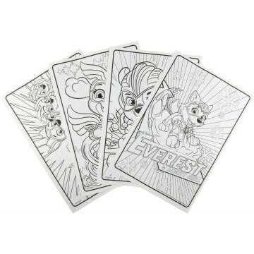 Paw Patrol Coloring Book with Stickers for Kids