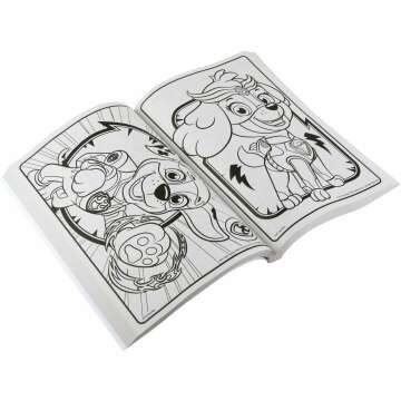 Paw Patrol Coloring Book with Stickers for Kids