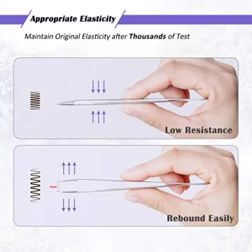 LANKIZ Professional Eyelash Extension Tweezers Set