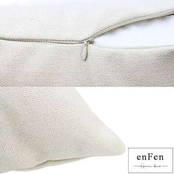 Chic Bunny Pillow Cover for Easter Farmhouse Decor