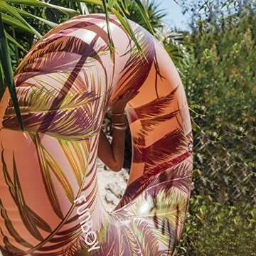 FUNBOY Oversized Vintage Cali Giant Inflatable Tube Float, Luxury Raft for Summer Pool Parties and Entertainment Large