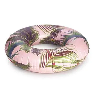 FUNBOY Oversized Vintage Cali Giant Inflatable Tube Float, Luxury Raft for Summer Pool Parties and Entertainment Large