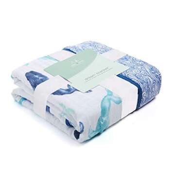 aden + anais 100% Cotton Muslin Baby Blanket Crib Bedding for Newborn Baby and Toddler, Nursery Blan...