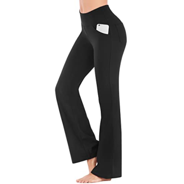 IUGA High Waist Bootcut Yoga Pants with Pockets