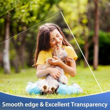 INDSTONE 5 Pack Clear Plastic Sheets for Crafts