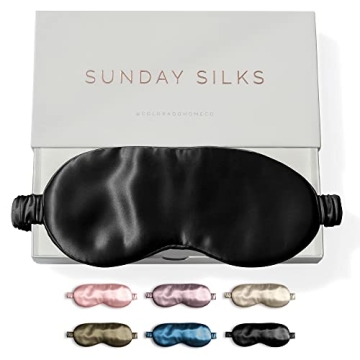 Luxury Mulberry Silk Sleep Mask for All Ages and Genders