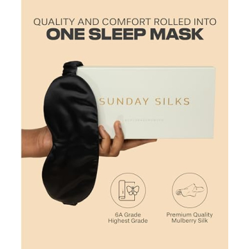 Luxury Mulberry Silk Sleep Mask for All Ages and Genders