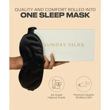 Luxury Mulberry Silk Sleep Mask for All Ages and Genders