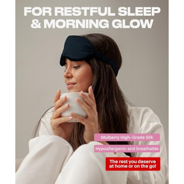 Luxury Mulberry Silk Sleep Mask for All Ages and Genders