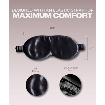 Luxury Mulberry Silk Sleep Mask for All Ages and Genders