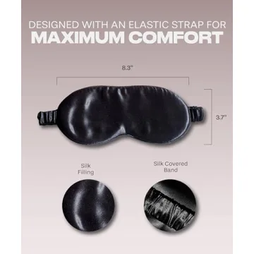 Luxury Mulberry Silk Sleep Mask for All Ages and Genders