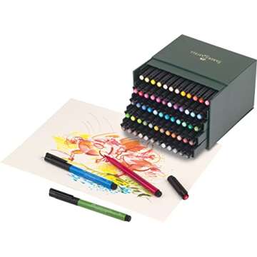 Faber Castell 60 Piece Pitt Artist Brush Pen Set Gift Box