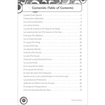 Carson Dellosa Skill Builders Grades K–5 Spanish Workbook for Kids, Spanish Vocabulary Builder for Kids Ages 5-11, Kindergarten―5th Grade Workbook, Learn Spanish Numbers, Alphabet, Vocabulary & More