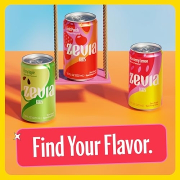 Zevia Kidz Variety Pack, Perfect Sparkling Drinks for Kids