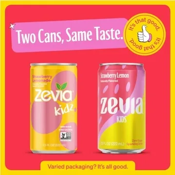 Zevia Kidz Variety Pack, Perfect Sparkling Drinks for Kids
