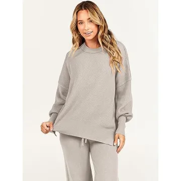 ANRABESS 2 Piece Sweatsuit Cozy and Trendy Fall Outfit