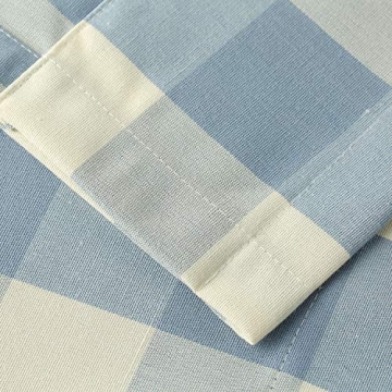 VOGOL Buffalo Check Valance - Elegant Window Decor