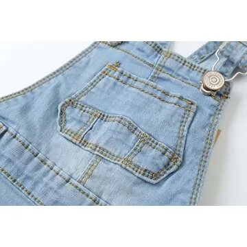 KIDSCOOL SPACE Toddler Summer Jean Shorts - Light Blue