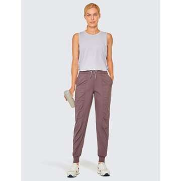 CRZ YOGA Breathable Women’s Joggers with Pockets
