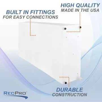 RecPro 100 Gallon RV Water Tank for Safe Hydration