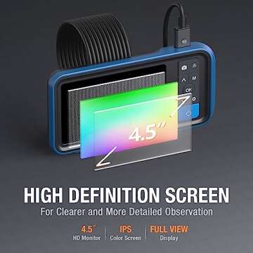 Teslong Dual Lens Endoscope Camera for Precise Inspections