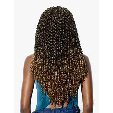 Sensationnel Ruwa prestretched braiding hair - 3x water wave 18 inch water repellent kanekalon fast dry synthetic sports itch free (1 pack, 27 HONEYBLONDE)