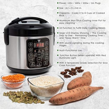 Moss & Stone Rice Cooker - Versatile Kitchen Companion