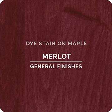 General Finishes Water Based Dye, 1 Quart, Merlot