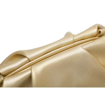 Elegant YUWITA Soft PU Leather Clutch for Women