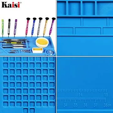 Kaisi Soldering Mat with Magnetic Storage & Ruler